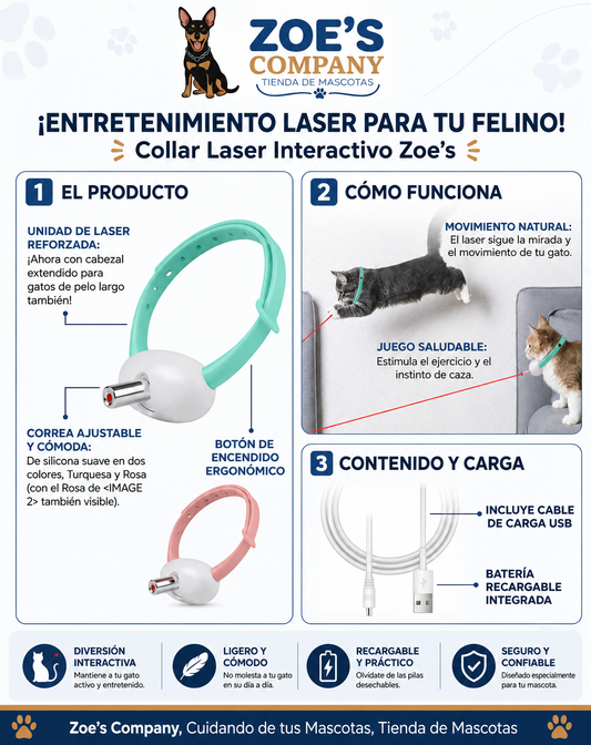 Collar Laser Para Gatos
